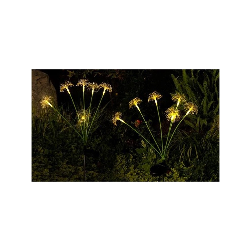 Lámpara solar decorativa LED con sensor 6xLED/1,2V 3000K 77 cm 600 mAh IP44