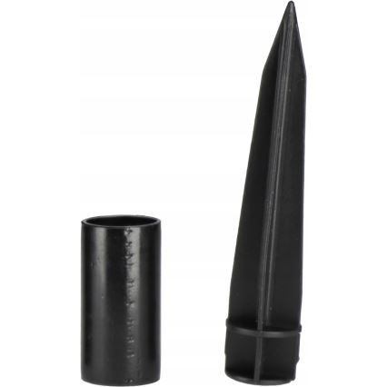 Lámpara solar LED 1,2 V, 6500 K, 200 mAh, diámetro 15 cm, IP44, blanca/negra