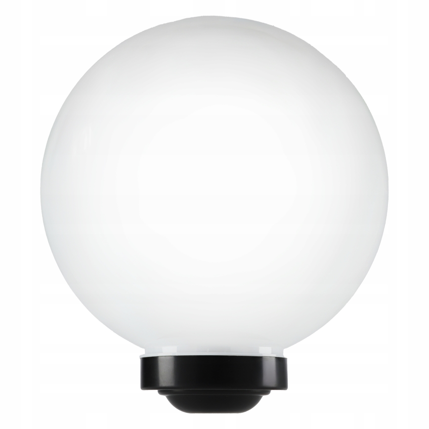 Lámpara solar LED 1,2 V, 6500 K (luz blanca fría), 200 mAh, diámetro 30 cm, IP44, blanco/negro