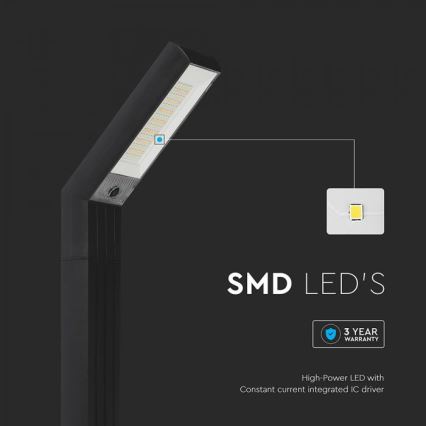 Lámpara solar LED 2 en 1 LED/1,5W/3,7V IP65 1500 mAh