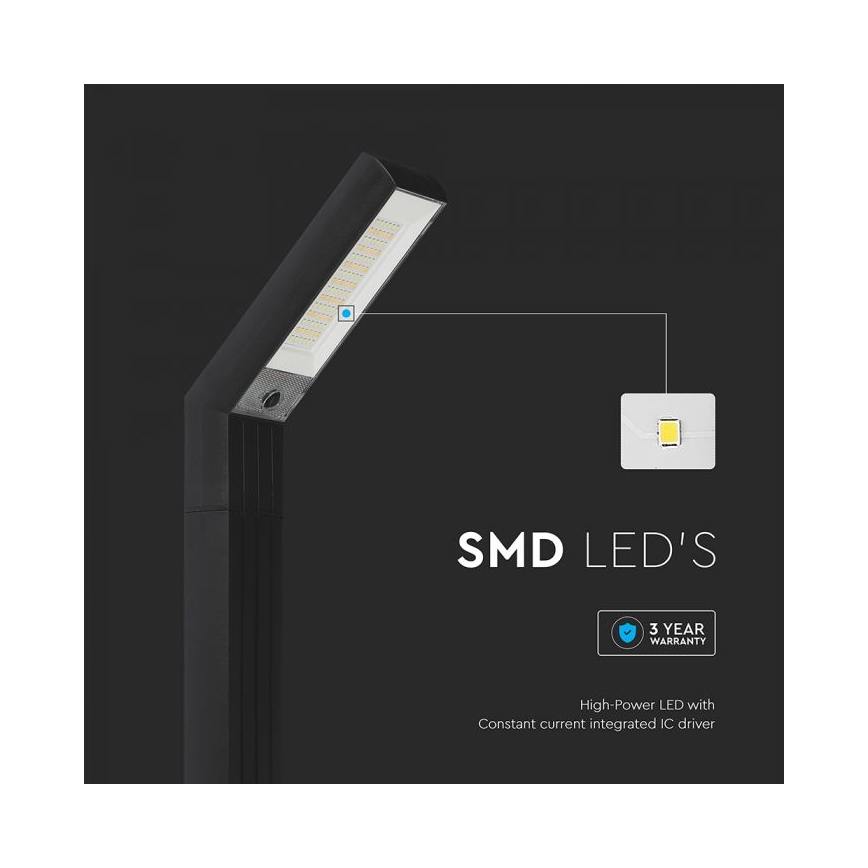 Lámpara solar LED 2 en 1 LED/1,5W/3,7V IP65 1500 mAh