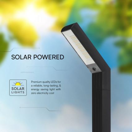 Lámpara solar LED 2 en 1 LED/1,5W/3,7V IP65 1500 mAh