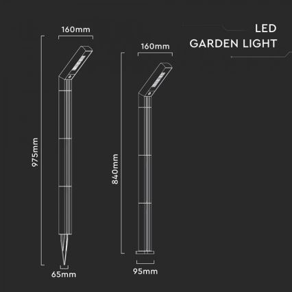 Lámpara solar LED 2 en 1 LED/1,5W/3,7V IP65 1500 mAh