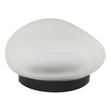 Lámpara solar LED 2x LED/1,2 V 300 mAh IP44 negra/blanca