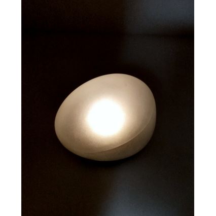 Lámpara solar LED 2x LED/1,2 V 300 mAh IP44 negra/blanca