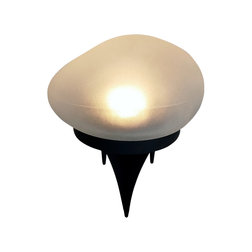 Lámpara solar LED 2x LED/1,2 V 300 mAh IP44 negra/blanca