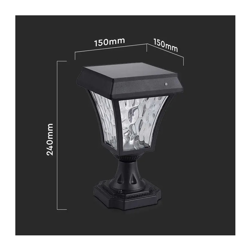 Lámpara solar LED 3en1 LED/2W/5,5V 3000K/6000K IP65 2200 mAh