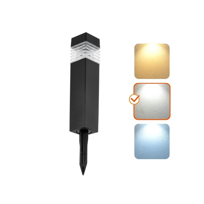 Lámpara solar LED AURORA LED/1xAAA 4000K IP44 100 mAh