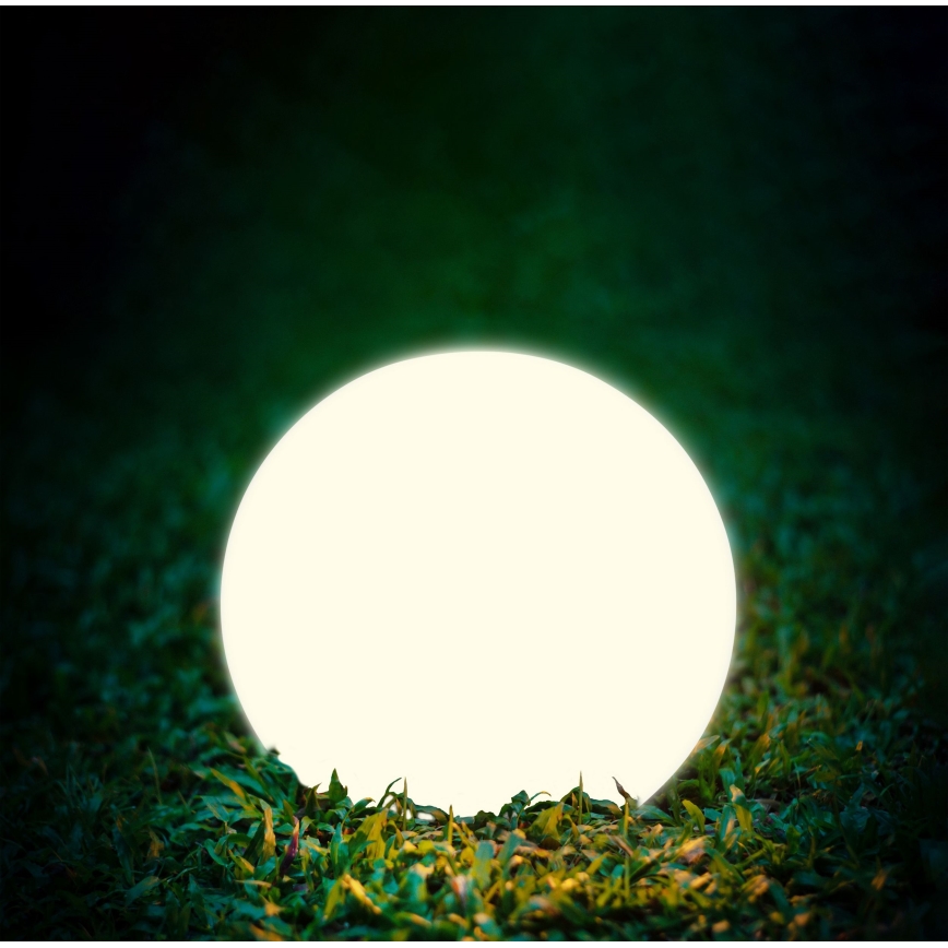 Lámpara solar LED BALL LED/3,7V 2000 mAh diá. 50 cm IP65 blanco