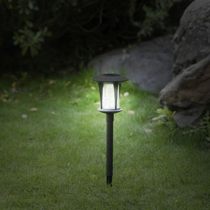 Lámpara solar LED BOLTON LED/1,2V 100 mAh IP44 negro