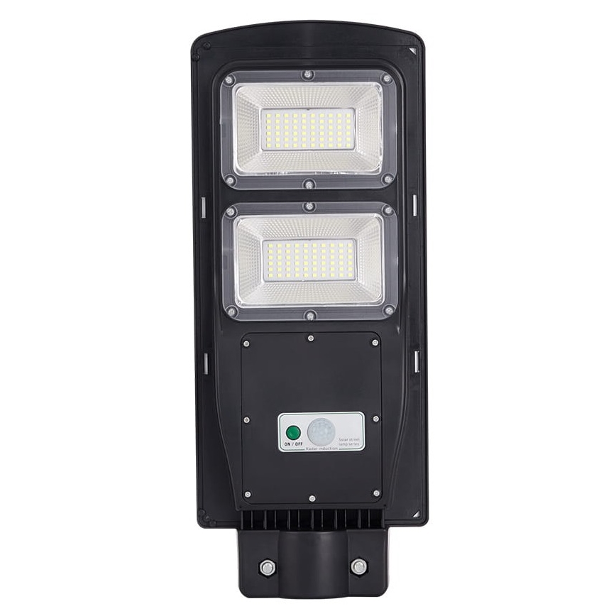 Lámpara solar LED para calle con sensor STREET 2xLED/6W/3,2V 12000 mAh IP65 + mando a distancia