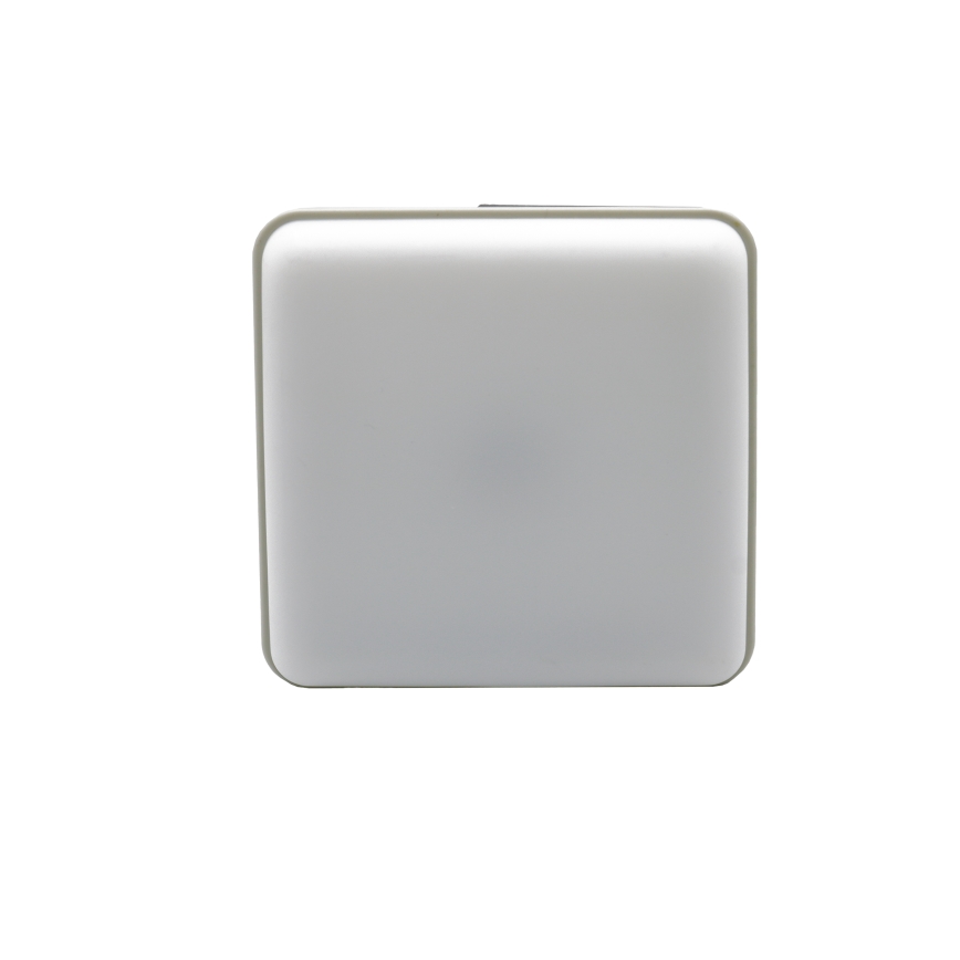 Lámpara solar recargable LED regulable con función de power bank LED/1W/5.5V 8000K IPX4 1200 mAh gris