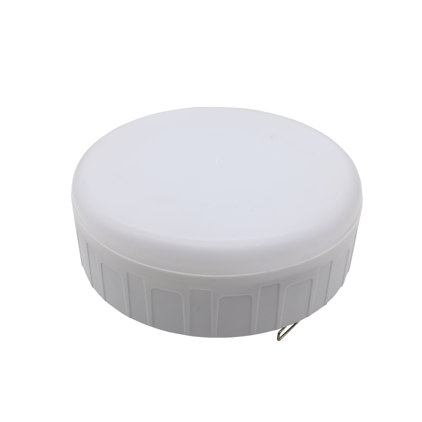 Lámpara solar LED recargable regulable con función power bank K3 LED/2W/5,5V 6500K IPX4 2400 mAh negro/blanco