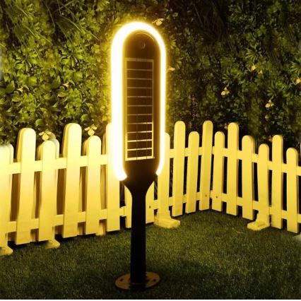 Lámpara solar LED con sensor BOLLARD LED/5W/5,5V 70 cm 3000K IP65 2000 mAh