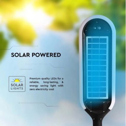 Lámpara solar LED con sensor BOLLARD LED/5W/5,5V 70 cm 3000K IP65 2000 mAh