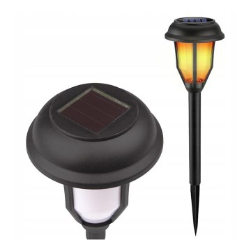 Lámpara solar LED con sensor crepuscular LED/2V IP44 600 mAh