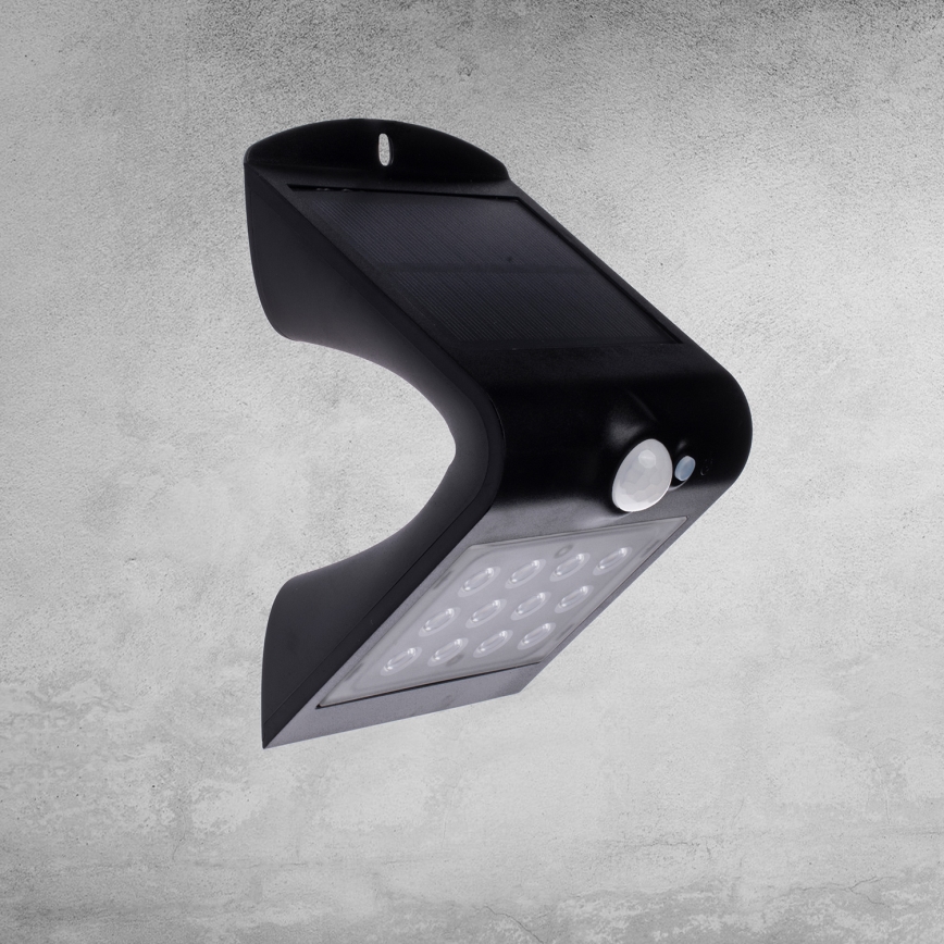 Lámpara solar LED con sensor de movimiento LED/1,5W/1200 mAh 3,7V IP65