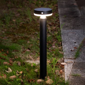 Lámpara solar LED con sensor GWINEA LED/4,5W/3,7V 2000 mAh 50 cm IP44 negra