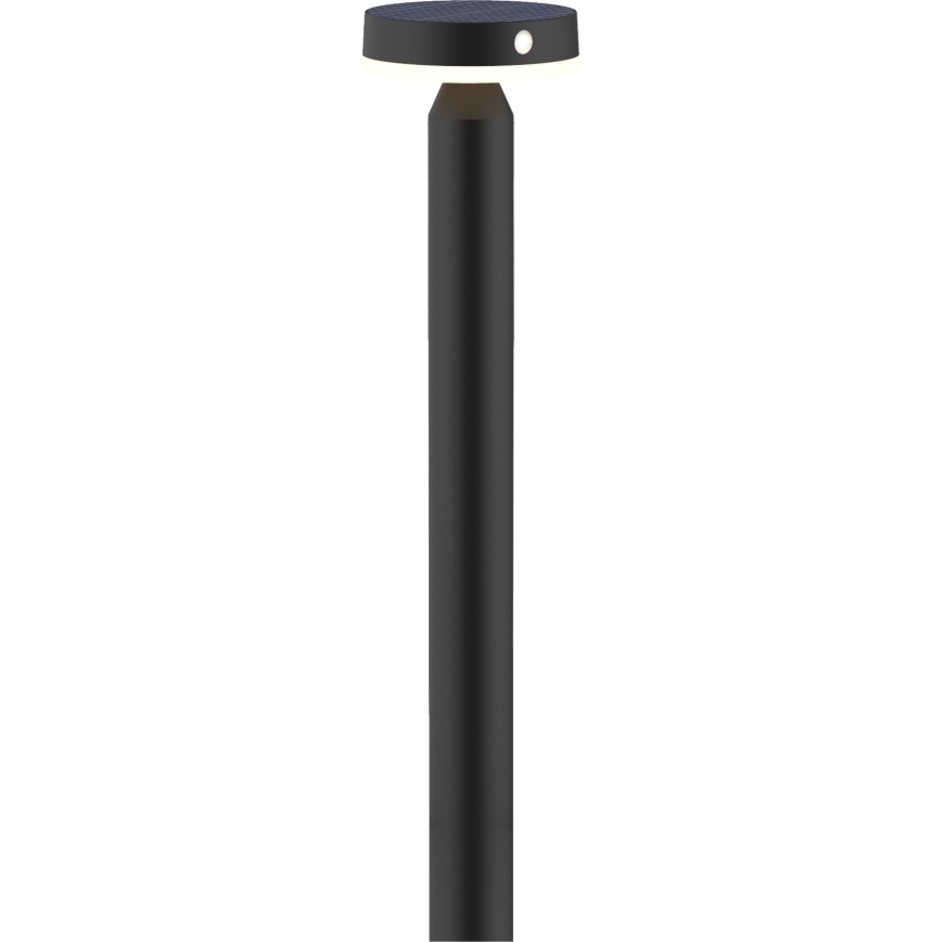 Lámpara solar LED con sensor GWINEA LED/4,5W/3,7V 2000 mAh 50 cm IP44 negro