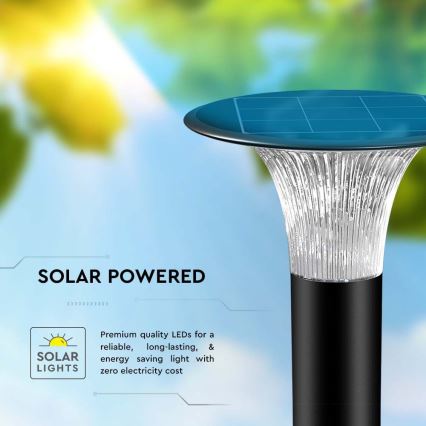 Lámpara solar LED con sensor LED/15W/3,2V 4000K/6000K IP65 6000 mAh
