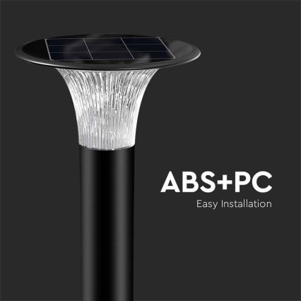 Lámpara solar LED con sensor LED/15W/3,2V 4000K/6000K IP65 6000 mAh