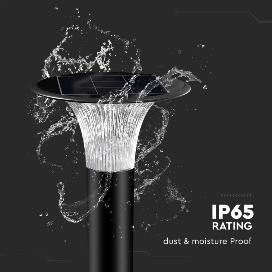 Lámpara solar LED con sensor LED/15W/3,2V 4000K/6000K IP65 6000 mAh