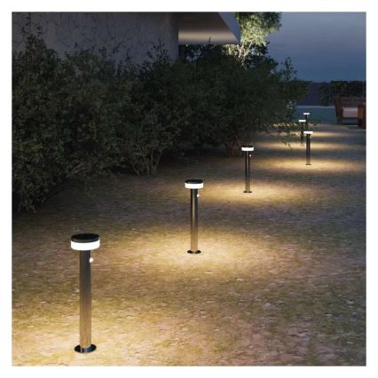 Lámpara solar LED con sensor LED/2W/3,7V 1200 mAh IP44 50 cm