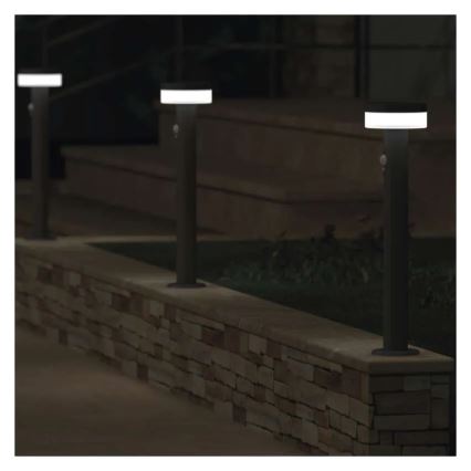 Lámpara solar LED con sensor LED/2W/3,7V 1200 mAh IP44 50 cm