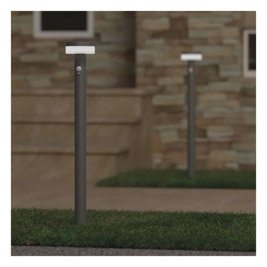 Lámpara solar LED con sensor LED/2W/3,7V 1200 mAh IP44 80 cm