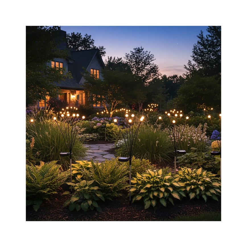 Lámpara solar LED con sensor SPRINKLE, LED/1xAAA, 3000K, IP44, 200 mAh