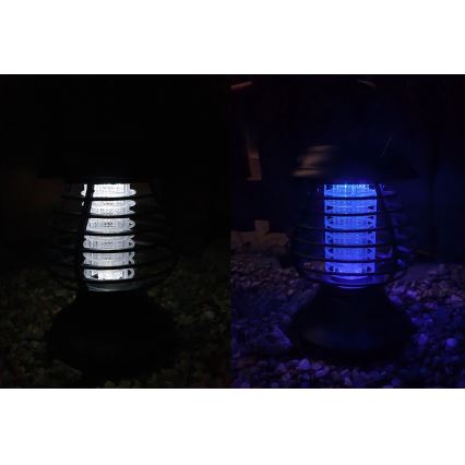 Lámpara solar LED con una trampa para insectos LED/1,2V 600 mAh IP44