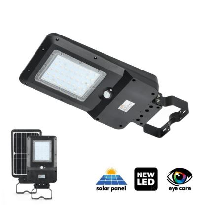 Lámpara solar LED de calle con sensor STREET LED/15W/7,4V 4000K IP65 5400 mAh