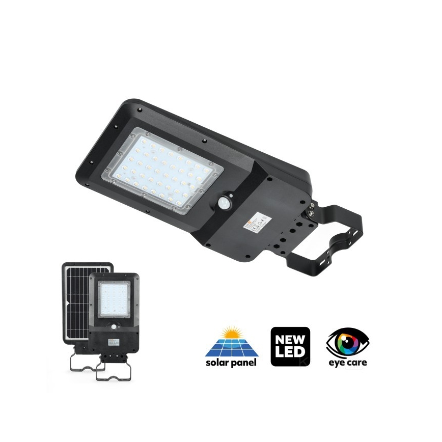 Lámpara solar LED de calle con sensor STREET LED/15W/7,4V 4000K IP65 5400 mAh