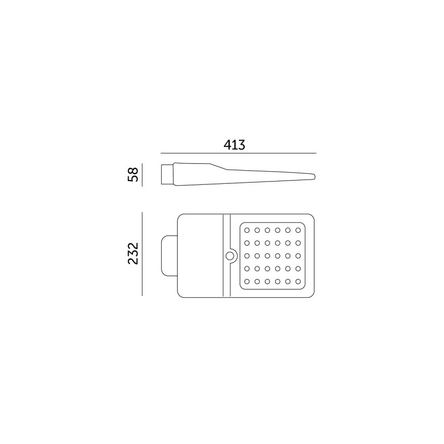 Lámpara solar LED de calle con sensor STREET LED/15W/7,4V 4000K IP65 5400 mAh