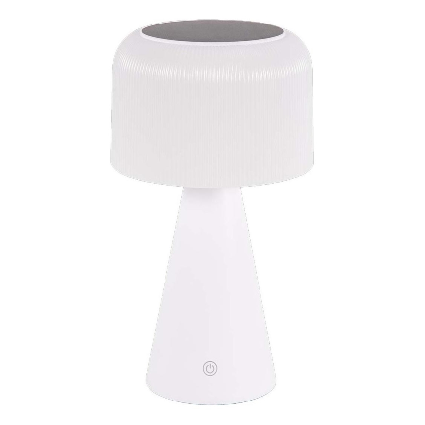 Lámpara solar LED de mesa táctil regulable LIMA LED/3,7V 1800 mAh 3000/4000/5000K IP44 blanco
