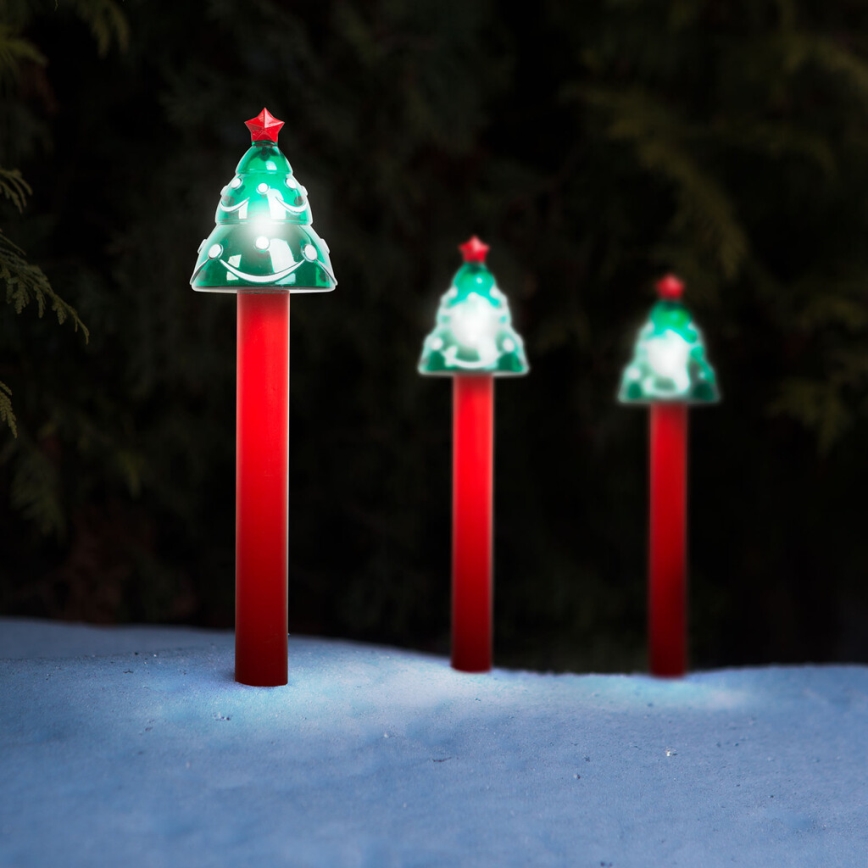 Lámpara solar LED de Navidad LED/1,2V IP44 Árbol de Navidad