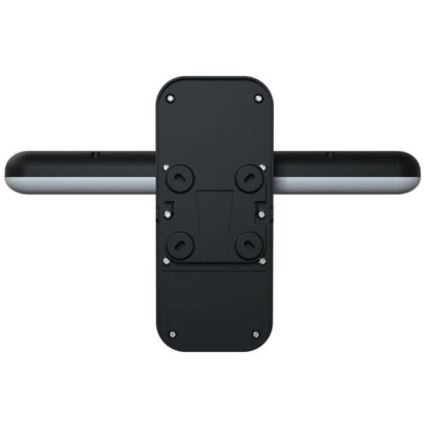 Lámpara solar de pared LED con sensor LED/15W/3,2V 4000K/6000K IP65 6000 mAh negra