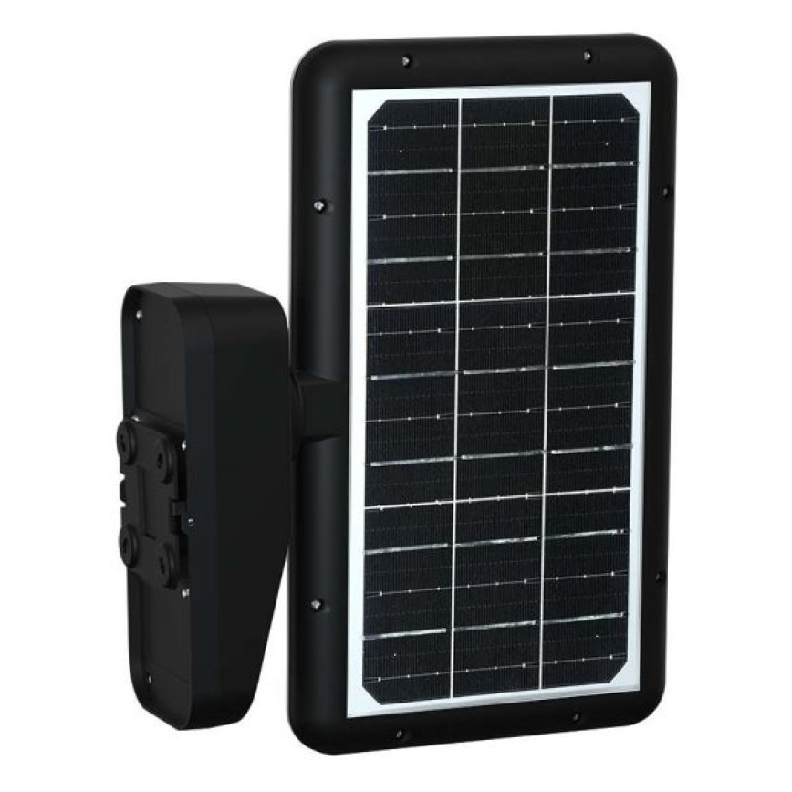 Lámpara solar de pared LED con sensor LED/15W/3,2V 4000K/6000K IP65 6000 mAh negra