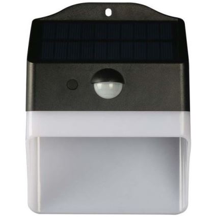 Lámpara de pared solar LED con sensor LED/2W/3,7V 4000K IP65 1200 mAh