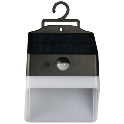 Lámpara de pared solar LED con sensor LED/2W/3,7V 4000K IP65 1200 mAh