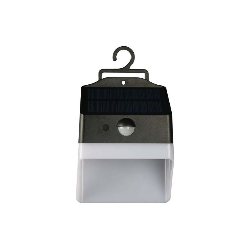 Lámpara de pared solar LED con sensor LED/2W/3,7V 4000K IP65 1200 mAh