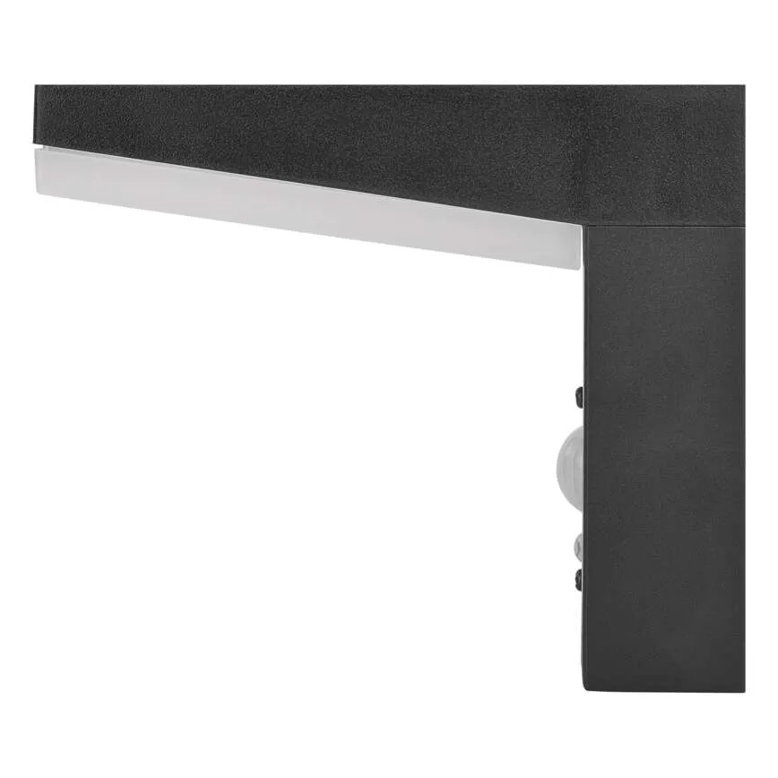 Lámpara de pared solar LED con sensor LED/4,4W/3,7V 2200 mAh IP44