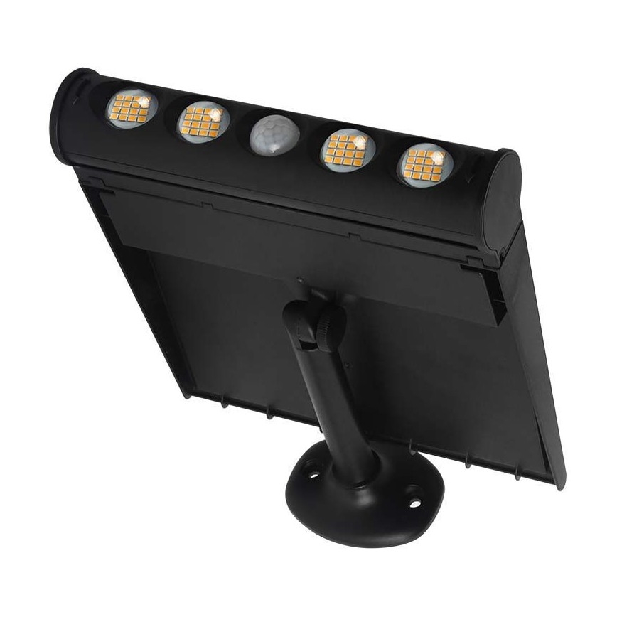 Lámpara de pared solar LED con sensor LED/8W/3,7V IP65 3000K 4000 mAh