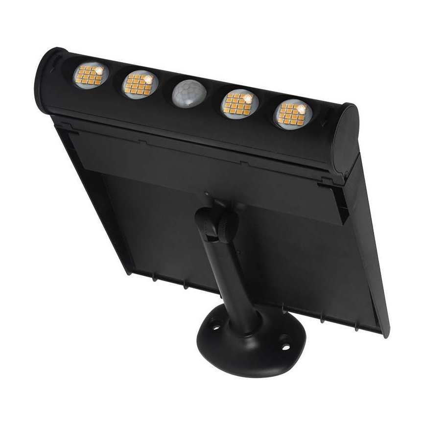 Lámpara de pared solar LED con sensor LED/8W/3,7V IP65 4000K 4000 mAh