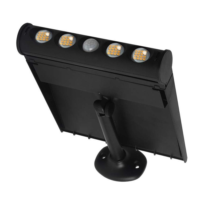 Lámpara de pared solar LED con sensor LED/8W/3,7V IP65 6000K 4000 mAh
