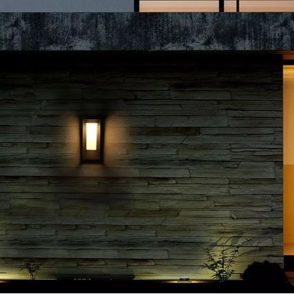 Lámpara de pared solar LED con sensor CHIP SAMSUNG LED/2W/3,7V IP65 2600 mAh