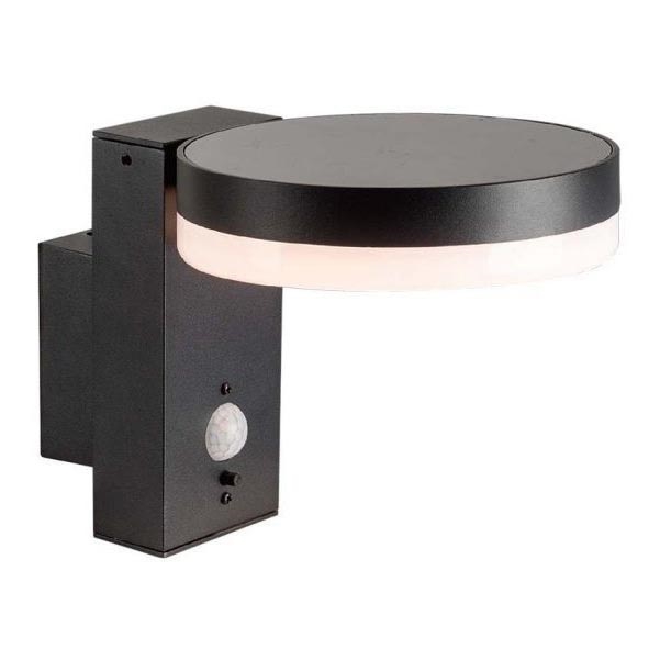 Lámpara solar LED de pared para exterior con sensor LED/5,5W/3,7V 3000K IP54 2000 mAh