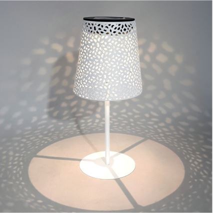 Lámpara solar LED de sobremesa LUVETRA LED/1xAA 4000K IP44 200 mAh blanca