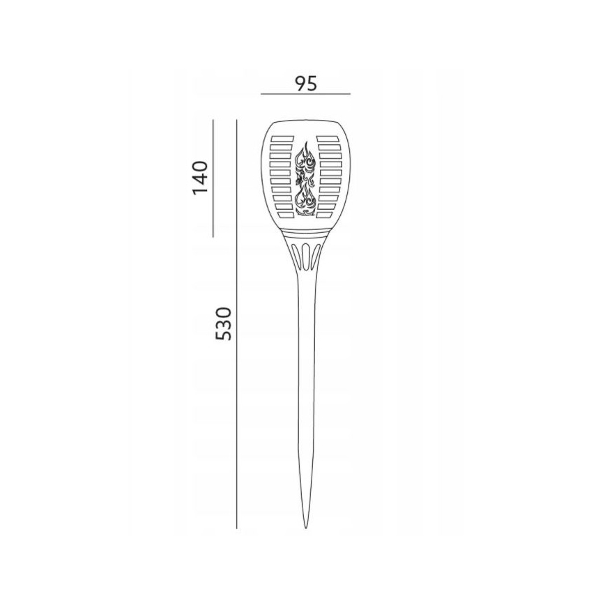 Lámpara solar LED exterior SPARKLE LED/0,12W/1,2V IP44 300 mAh
