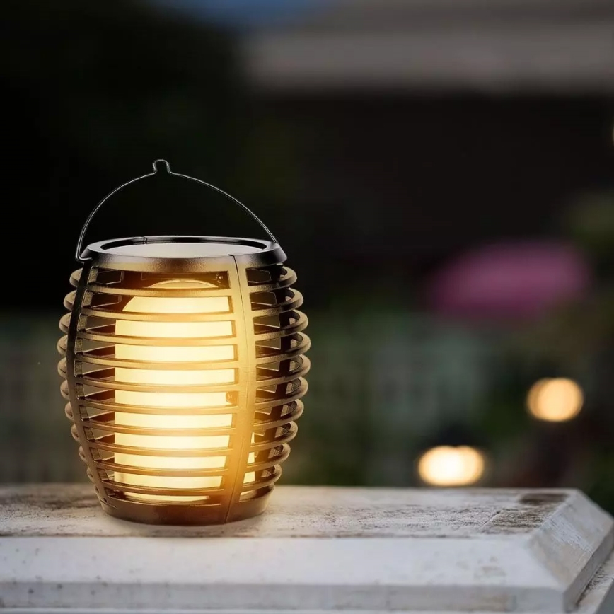 Lámpara solar LED FLAME 4en1 1xLED/0,45W/3,7V IP44 500 mAh